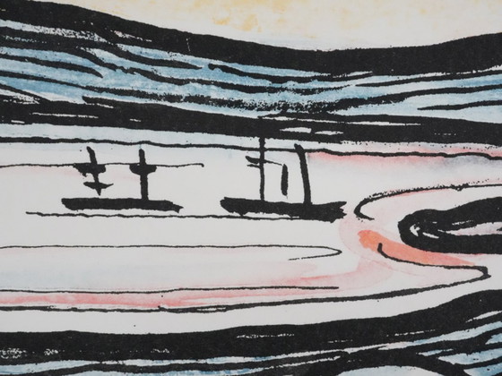 Edvard Munch: The Scream, Signed Lithograph – Lithographs & prints, Paper (photo 8 of 10)