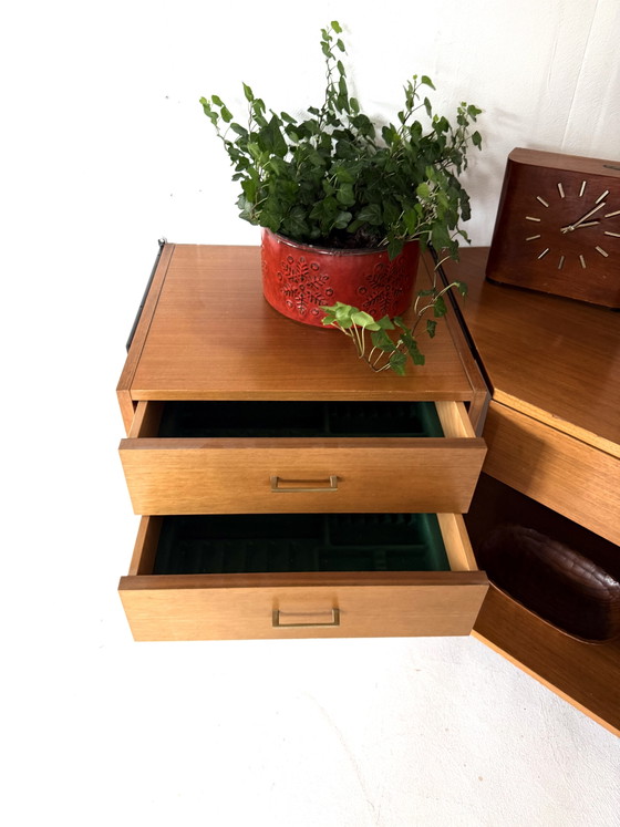 Image 1 of Mobile angolare vintage in teak, Omnia '60