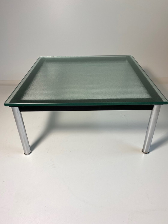 Cassina Tavolino da caffè in vetro Le Corbusier anni '70 LC 10 – Tavolini da caffè, Glass, Metal (photo 8 of 9)