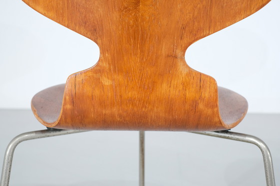 Image 1 of Set of 4 Ant Chairs model 3100 in teak by Arne Jacobsen or Fritz Hansen - 1950s