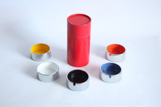 Image 1 of Posacenere modulari di Isamu Kenmochi, anni '60, set da 5