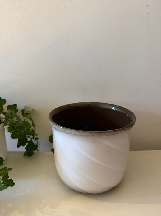 Vaso West Germany Mid Century, Oggetti decorativi, Ceramica, Marrone (foto 2 di 6)