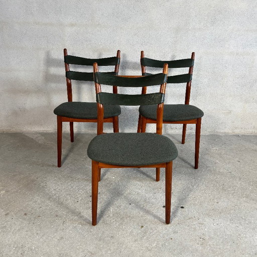 3x sedie da pranzo Helge Sibast — Sibast Møbler 1957 – eetkamerstoelen, Wood (photo 2 of 8)