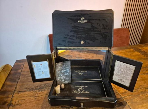 Vetrinetta Remy Martin Vintage Bar Specchio Scatola anni '70 Vintage