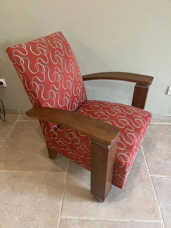 Art Deco fauteuil – Wood, Scandinavian (photo 12 of 12)