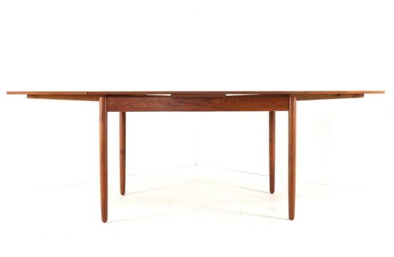 Rechthoekige Verlengbare Deense Eettafel 'Vejen' Vintage Gerestaureerd – Wood (photo 4 of 15)