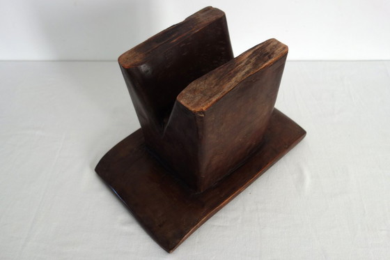 Image 1 of Small vintage African stool