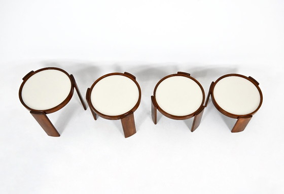 Image 1 of Model 780 nesttafels van Gianfranco Frattini voor Cassina, jaren 60, set van 4