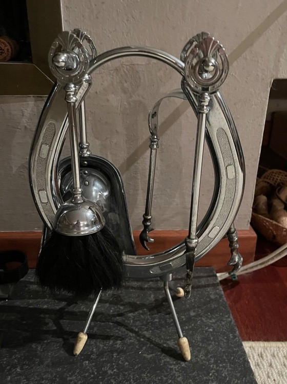 Image 1 of Set di accessori vintage per caminetto