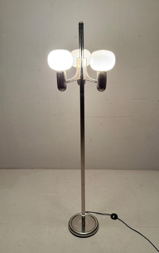 Image 1 of Mid-century floor lamp by Gaetano Sciolari, Italy, 1970s