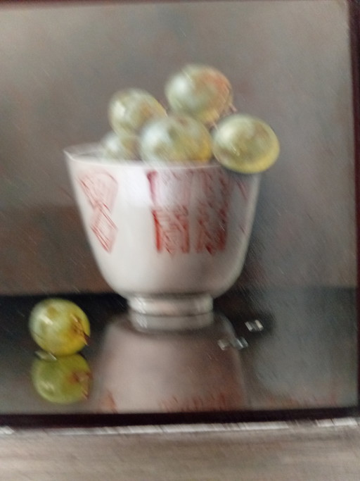 Pintura de Sven van Dorst. Título: Gota de rocío