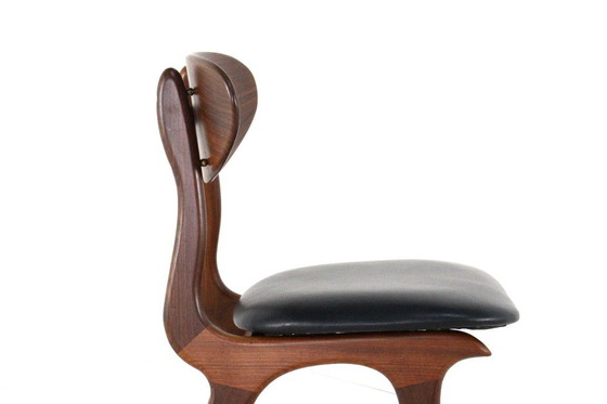 Image 1 of Ensemble de 4 chaises AWA 'Weert' vintage rembourrées