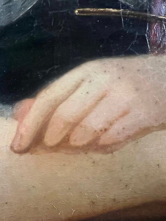 Image 1 of 19th-Century Romantic Portrait – Henry Scheffer (1800-1862)