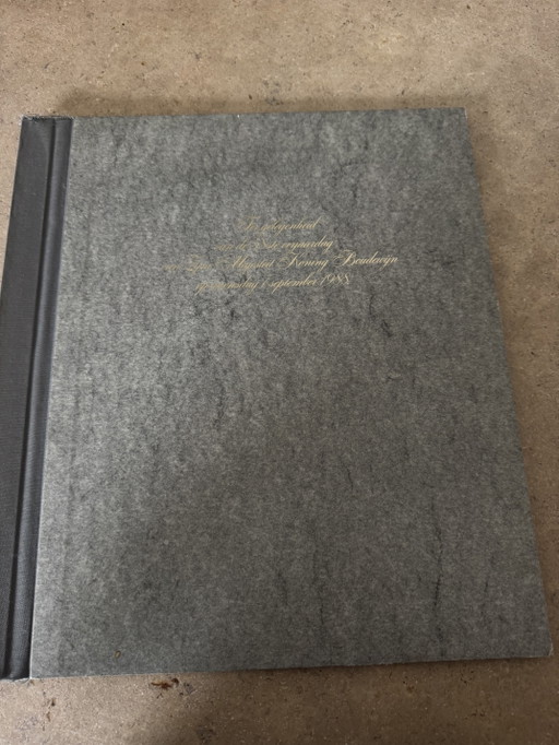 Geburtstagsmappe von König Baudouin – cadeaus, Other