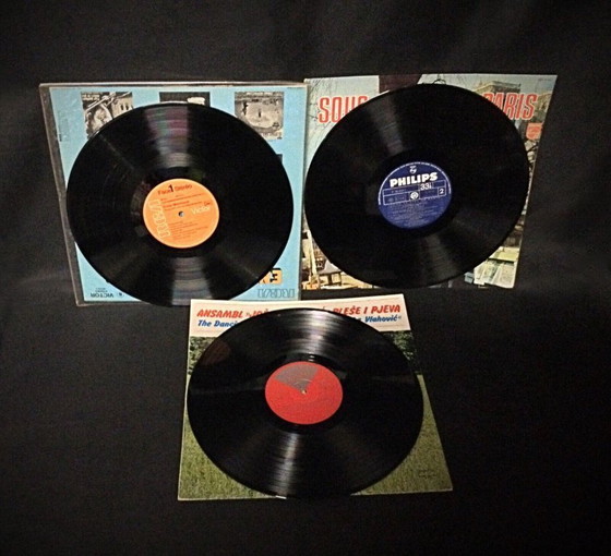 Image 1 of Set van 3 vinylplaten – Emmio Marricane, Juliette Breco, Joza Vlahovic, 33 toeren - 2Y16