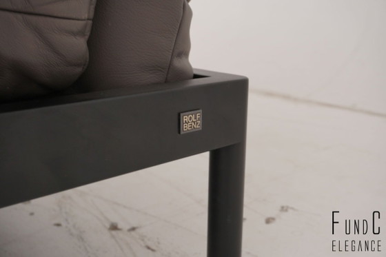 Image 1 of Canapé deux places Rolf Benz Plura 380 Relaxsofa en cuir marron