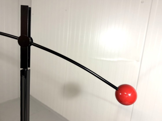 Image 1 of Lampadaire réglable Robert Haussmann pour Swiss Lamps International 1980