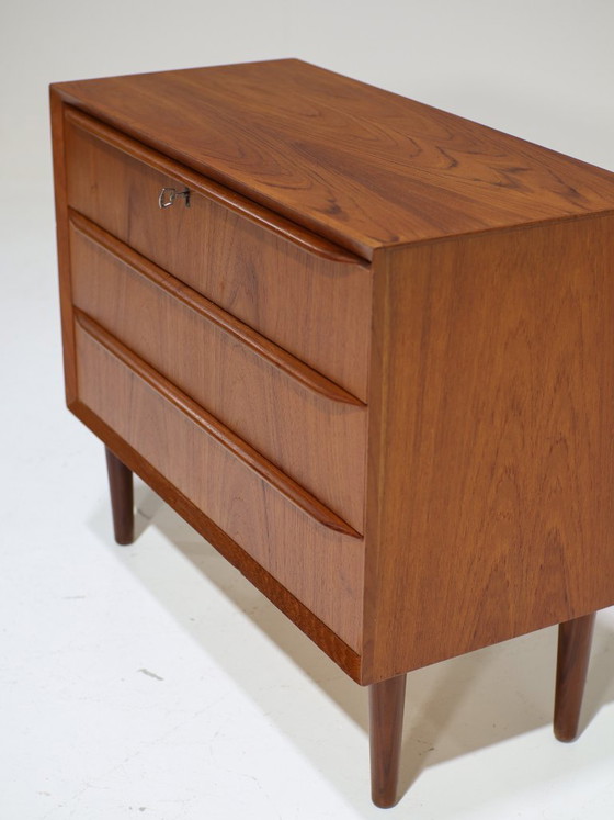 Image 1 of Ladekast teakhout vintage 1960s Deens