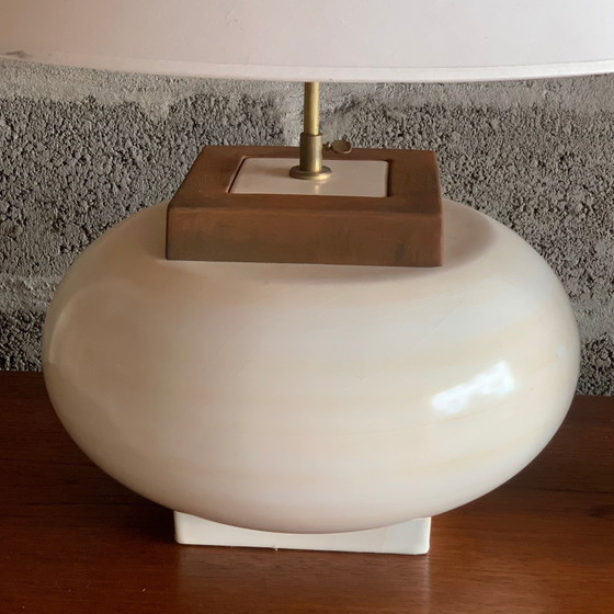 Image 1 of Vintage Kostka table lamp in ceramic large model