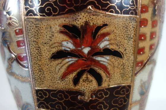 Image 1 of Satsuma vaas midden 20e eeuw H31cm