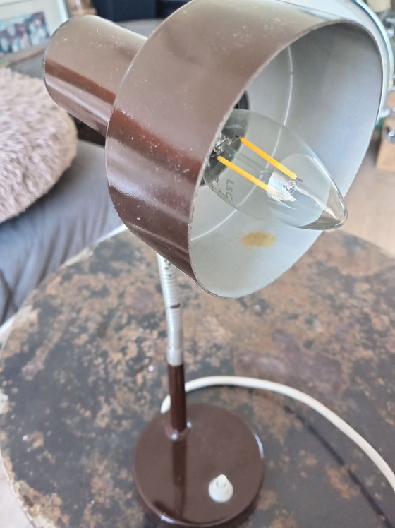 Vintage articulated Desk lamp – Metal, Chrome (photo 6 of 6)