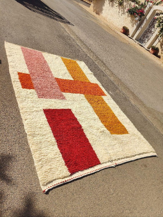 Marocain Handmade Artisanale Berbère 200/300cm – Vloerkleden en tapijten, Wool (photo 7 of 8)