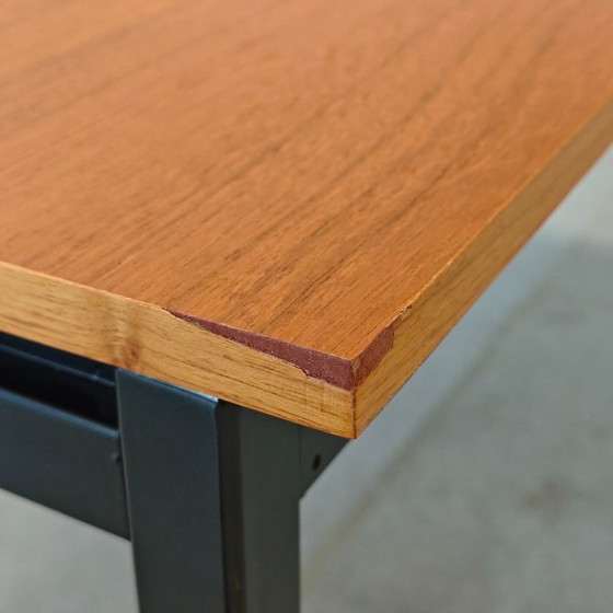 Image 1 of Vintage Gispen 3707 'Telescope' dining table