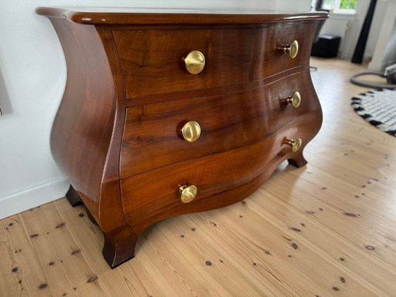 Image 1 of Cassettiere Valenti “Bruselas” – Design di lusso spagnolo 2004 – Dettagli in legno lucidato e ottone