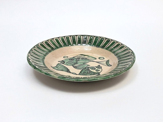 Image 1 of 4 platos de Vietri decorados por Fabbrica Ceramica Avallone, años 30