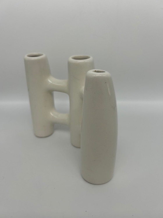 Image 1 of brutalistische keramische vaas