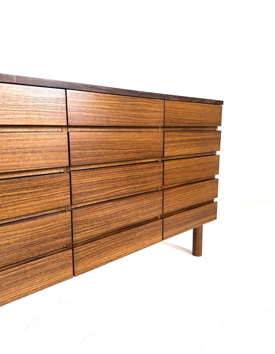 Image 1 of Vintage teakhouten sideboard met lades, jaren ‘60