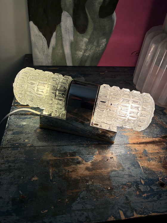 Applique da bagno svedese vintage – Plastic, Glass (photo 8 of 12)