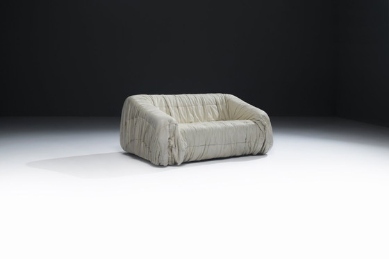 Image 1 of Rarissimo divano in pelle Piumino di De Pas D'urbino e Lomazzi per Dall'Oca Italy