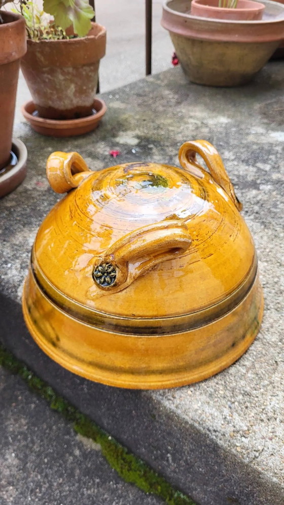 Steingut Pflanzkübel/Cache-Pot – Porcelain, Vintage (photo 4 of 5)