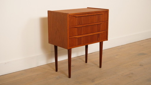 Commode vintage | 3 tiroirs | Table de chevet