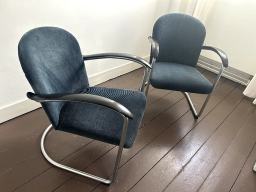 Poltrona Gispen 414 Originali olandesi 2x