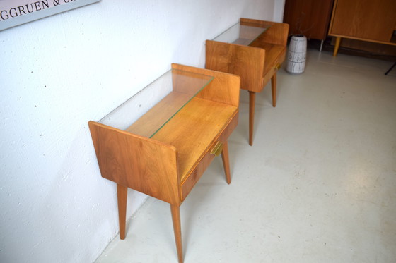 Image 1 of Set van 2 vintage nachtkastjes, WK Furniture, nachtkastjes