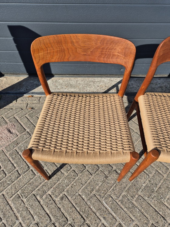 4 belle sedie Niels Otto Moller modello 75 – Niels Otto Møller, Sedie da pranzo, Legno (photo 7 of 11)