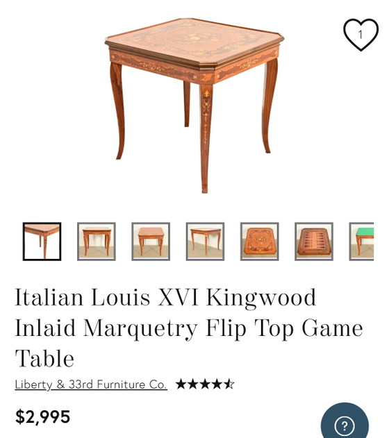 Italiaanse Sorrento Speeltafel Inclusief Roulette Klokje – Bijzettafels, Wood (photo 13 of 13)
