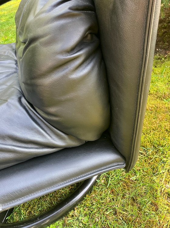 Image 1 of Rolf Benz BMP - Fauteuil design pivotant en cuir