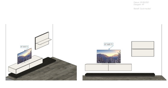 Mobile TV a parete Poliform – Mobili TV, MDF, Legno (photo 3 of 5)