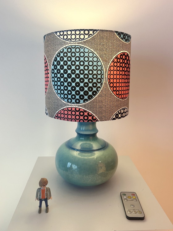 Image 1 of Akzentlampe aus seltener Jasba Vase - West German Pottery