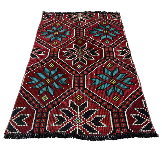 Image 1 of Vintage Turkish Kilim Rug, 129 x 78 cm