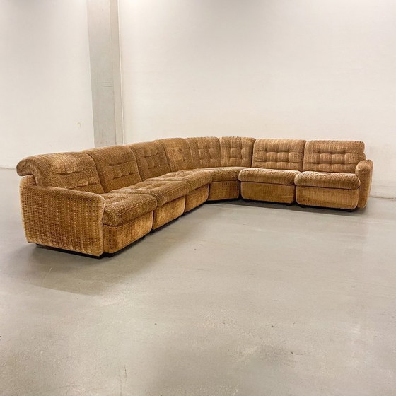 Image 1 of Vintage modulaire elementenbank – jaren 70 - Mid Century Modern