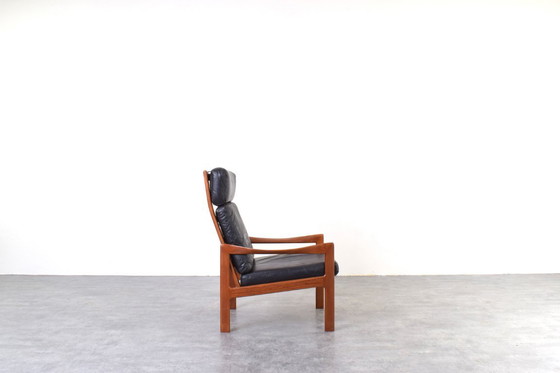 Image 1 of Mid-Century Teak-Loungesessel von Illum Wikkelsø für Niels Eilersen, 1960er Jahre.