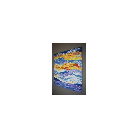 Image 1 of Vintage abstract painting