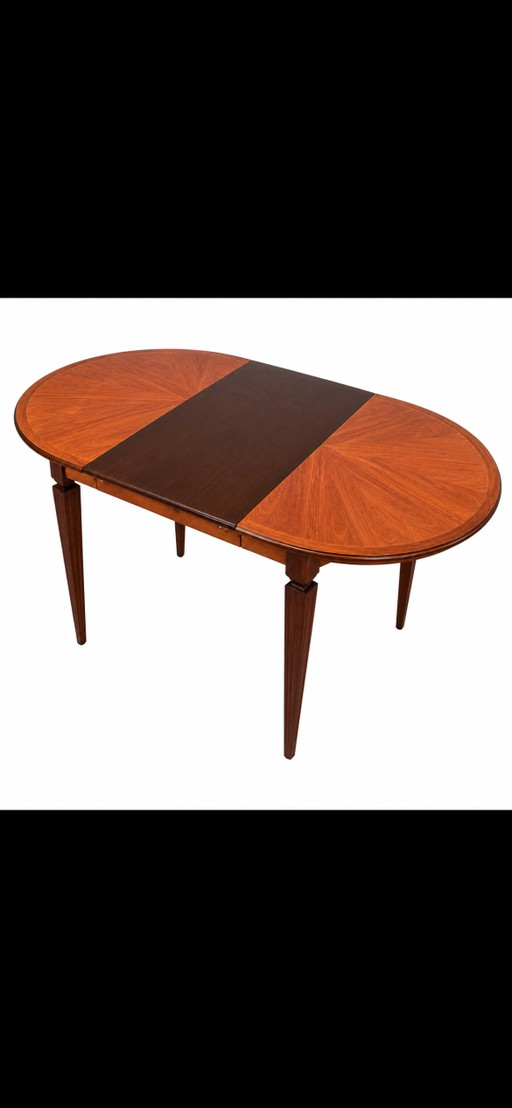 Round vintage dining table – eettafels, Wood (photo 2 of 6)