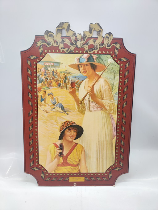 2 x Coca-Cola advertising sign