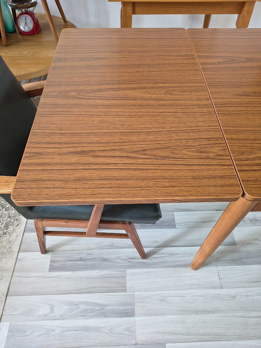 Vintage uitschuifbare eettafel | 120-220cm