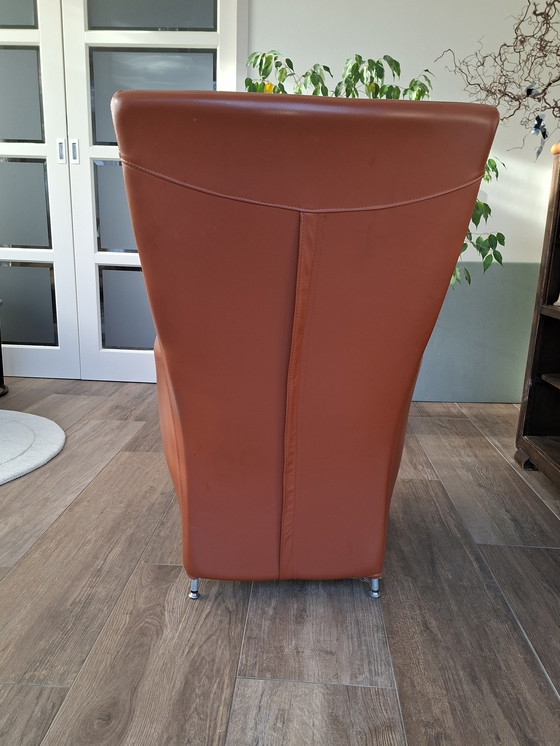Image 1 of Stijlvolle leren fauteuil van Montel